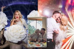 O. Pikul ir V. Akramavičiaus įrašas sužavėjo gerbėjus: jame – romantiškas laikas Palangoje ir bučiniai