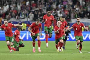 Išvengė fiasko: portugalai laimėję baudinių seriją išsigelbėjo prieš slovėnus