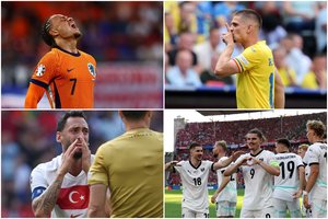 „Euro 2024“ aštuntfinalių finišas: stebinančių rumunų iššūkis olandams, ramybe spindintys austrai ir lyderio netekę turkai