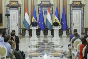 Per netikėtą vizitą Kijeve – V. Orbano raginimas V. Zelenskiui: prašo siekti greitų paliaubų