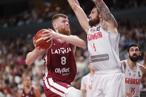 Latvija olimpinę atranką pradėjo pergale – sudaužė Sakartvelą