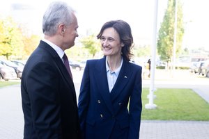V. Čmilytė-Nielsen antradienį turėjo pokalbį su G. Landsbergiu: įvyko neskelbtas susitikimas ir su G. Nausėda