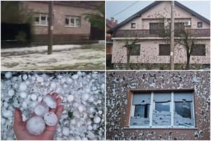 Vaizdai lyg iš siaubo filmo: kruša turistų mylimoje Kroatijoje niokojo viską, kas pasitaikė kelyje