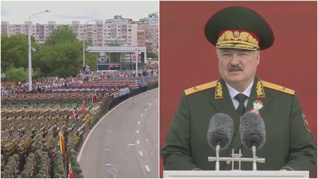 Nepriklausomybės dienos minėjimas Baltarusijoje: parade – Ukrainoje naudotos raketos ir dronai