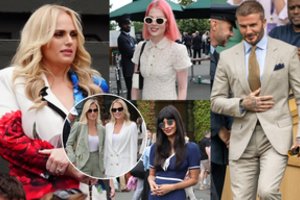 Planetos žvaigždės rinkosi stebėti Vimbldono čempionato: pasirodė ir D. Beckhamas