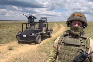 Rusai pristatė keistą priemonę kovai su ukrainietiškais dronais