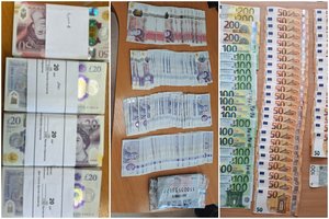 Kybartų kelio poste sulaikyta grynųjų pinigų kontrabanda