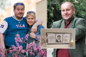 Po A. Kriščiūno-Tyntos mirties jautrūs žmonos žodžiai: „Su laiku mes būsime su juo“