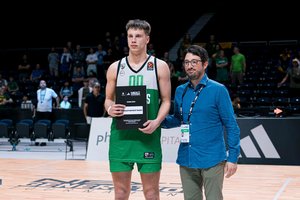 „Žalgiris“ susiejo ateitį su sparčiai tobulėjančiu 17-mečiu kauniečiu