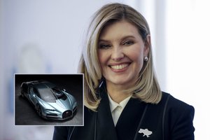 O. Zelenska vėl tapo dezinformacijos atakos auka: melagiena apie įsigytą 4,5 mln. eurų vertės „Bugatti“ sukėlė audrą