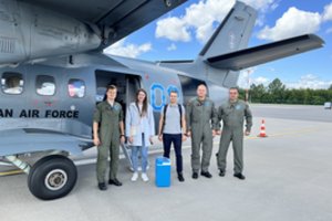 Karinių oro pajėgų orlaivis pergabeno donoro organą iš Lenkijos