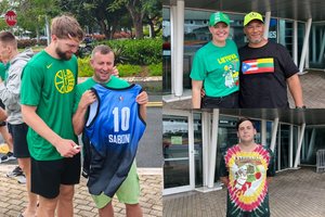 Lietuvos rinktinės susitikimas su sirgaliais: dėkingumas, Paryžiaus viltys, kainos Puerto Rike ir specialios lažybos