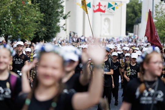 Iškilmingos Dainų šventės eitynės.<br>V.Skaraičio nuotr.