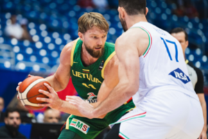 Iki svajonės liko tik žingsnis: italus nukovusi Lietuvos rinktinė – olimpinės atrankos finale!
