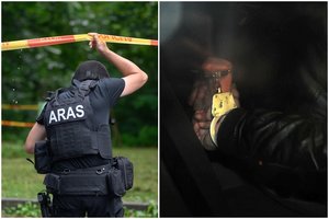 Tragedija Skuodo r.: girtas vyras pasikvietė buvusią sugyventinę ir ją nušovė, butą šturmavo „Aras“