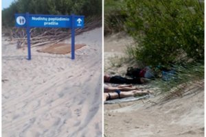 Poilsiautojus pribloškė nuogų moterų elgesys paplūdimyje: vyras griežtai pareikalavo, kad jos liautųsi