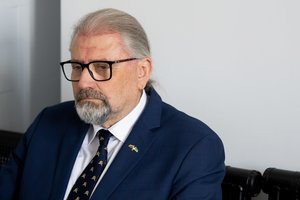 Išteisinimo byloje prašantis Panevėžio meras R. M. Račkauskas: frazės iš slaptai fiksuoto pokalbio ištrauktos tarsi razinos iš pyrago