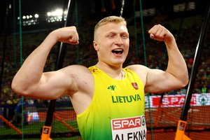 Mykolas Alekna Vengrijoje nustebino galingu metimu – įveikė ir Europoje auksą iškovojusį slovėną