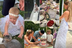 Domanto Sabonio šeimoje –  didelė šventė: pirmojo dukros gimtadienio proga iškėlė tikrą puotą