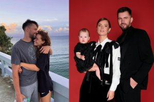 Dalios Belickaitės ir Edvino Šeškaus šeimoje – ypatinga šventė: mini pajūryje