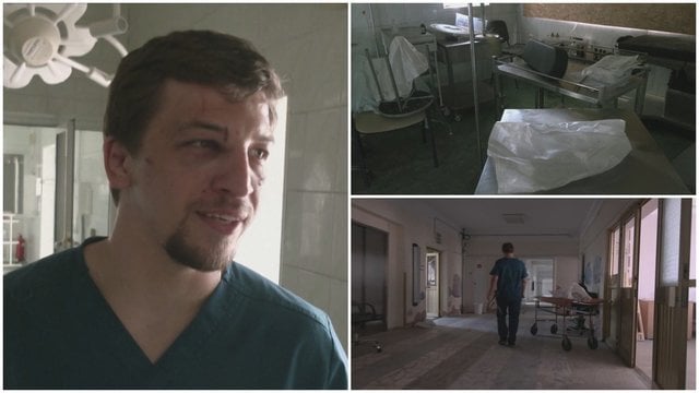 Rusų smūgis į Kyjivo vaikų ligoninę chirurgo akimis: sudėtinga kūdikio operacija, nuovargis ir pagalba kitiems