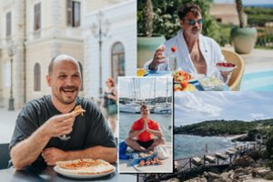 L. Pobedonoscevo ir A. Bružo nuotykiai prabangiojoje Sardinijoje: ar tikrai kavos puodelis čia kainuoja 30 eurų?