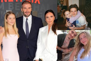 Jauniausia Beckhamų dukra mini svarbią šventę: jautriais sveikinimais ir nematytais kadrais pasidalijo visa šeima