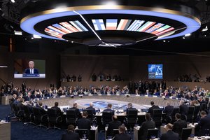 NATO lyderiai paskelbė Vašingtono viršūnių susitikimo komunikatą: svarbiausi teiginiai