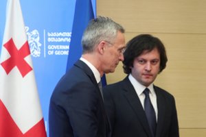 Sakartvelo lyderiai nenusiminė, kad NATO nepaminėjo galimos šalies narystės Aljanse