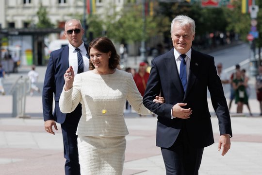 Vilniaus arkikatedroje bazilikoje – mišios G. Nausėdos inauguracijos proga: kadruose – garbingi svečiai<br>V. Skaraičio nuotr.