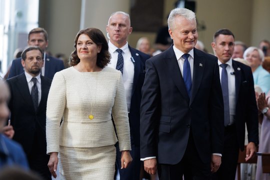 Vilniaus arkikatedroje bazilikoje – mišios G. Nausėdos inauguracijos proga: kadruose – garbingi svečiai<br>V. Skaraičio nuotr.