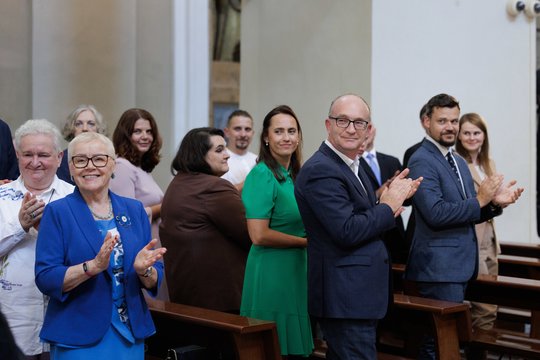 Vilniaus arkikatedroje bazilikoje – mišios G. Nausėdos inauguracijos proga: kadruose – garbingi svečiai<br>V. Skaraičio nuotr.