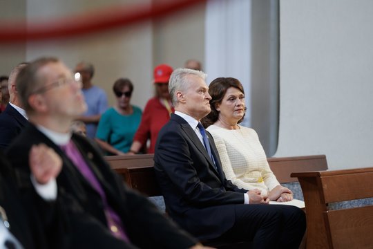 Vilniaus arkikatedroje bazilikoje – mišios G. Nausėdos inauguracijos proga: kadruose – garbingi svečiai<br>V. Skaraičio nuotr.