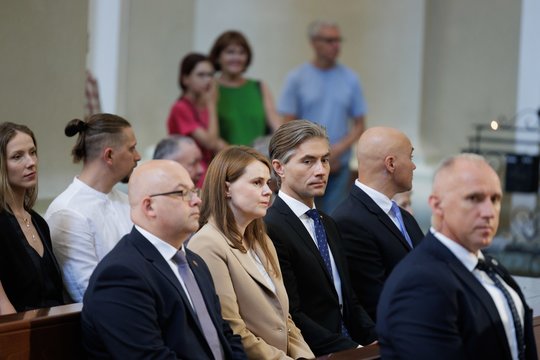 Vilniaus arkikatedroje bazilikoje – mišios G. Nausėdos inauguracijos proga: kadruose – garbingi svečiai<br>V. Skaraičio nuotr.