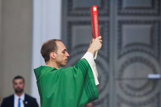 Vilniaus arkikatedroje bazilikoje – mišios G. Nausėdos inauguracijos proga: kadruose – garbingi svečiai<br>V. Skaraičio nuotr.