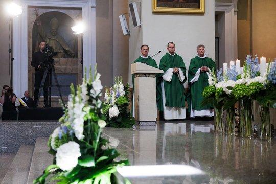 Vilniaus arkikatedroje bazilikoje – mišios G. Nausėdos inauguracijos proga: kadruose – garbingi svečiai<br>V. Skaraičio nuotr.