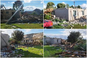 Šiaulių r. viesulas šlavė viską, kas pasitaikė kelyje: kai kurie namai – beveik nebegyvenami