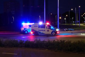 Vilniuje per gaudynes žuvo nuo policijos sprukęs motociklininkas