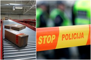 Siuntų terminale Vilniuje rasta į siuntą įdėta prieštankinio šaudmens dalis