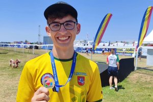 Dar viena istorinė lankininko Jono Grigaravičiaus pergalė – pasidabino Europos jaunių čempionato bronza
