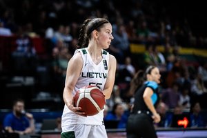 Lietuvos 20-metės Europos čempionatą baigė pralaimėjimu: buvo sutriuškintos Izraelio krepšininkių