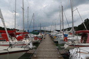 Kauno marių įlankos pakrantėje įrengta pontoninė prieplauka pildys savivaldybės biudžetą