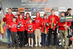 Lietuvos rinktinė pirmą kartą dalyvavo Pasaulio motokroso jaunimo čempionate