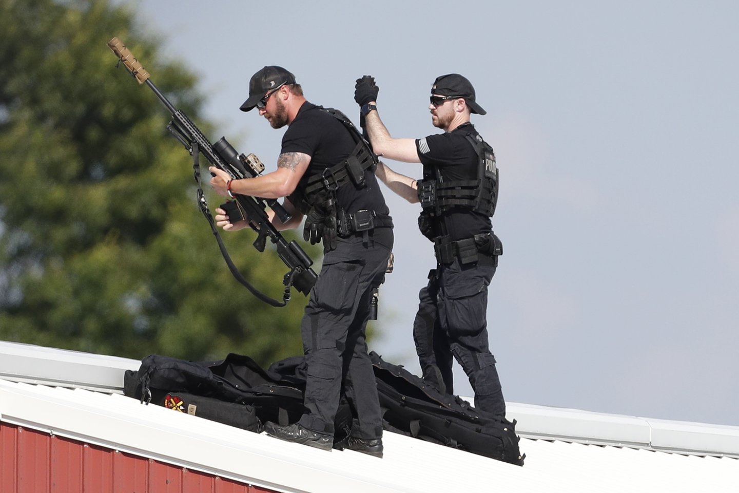 Pasikėsinimas į D.Trumpą.<br>EPA-ELTA nuotr.