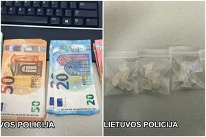 Vilniuje sučiuptas dar vienas narkotikų platintojas ir jo klientė