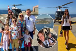 R. Stonio gimtadienio proga – neeilinė V. Siegel dovana: žydrąją pakrantę stebėjo iš paukščio skrydžio