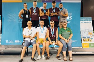 VDU trijulių krepšinio komanda Debrecene liko trečia