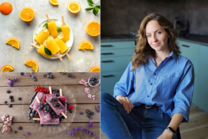 Maisto tinklaraštininkė patarė, kaip lengvai namuose pasigaminti vaisinių ledų ir dalijasi receptais