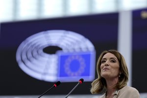R. Metsola perrinkta Europos Parlamento pirmininke
