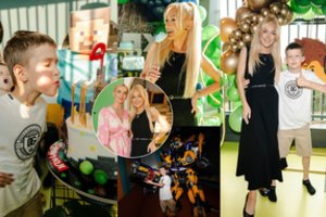 O. Pikul sūnui suėjo 9-eri: įspūdingoje šventėje – aktyvios pramogos, robotas ir mylimi personažai